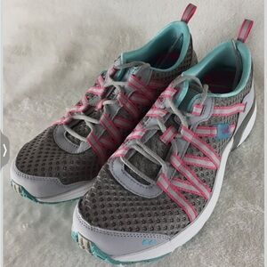 Ryka Gray and Pink Athletic Sport Shoe